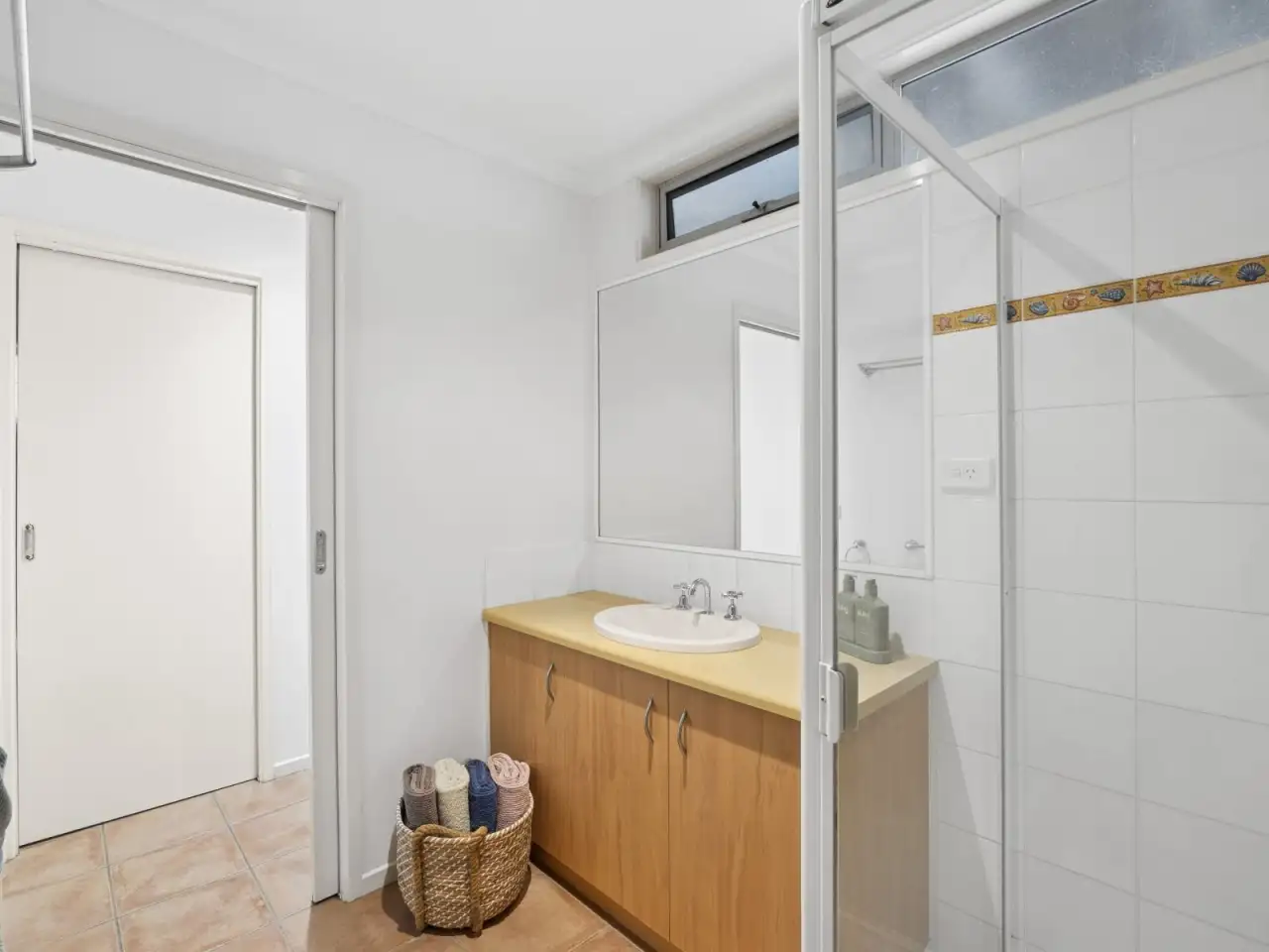 Second bathroom with shower